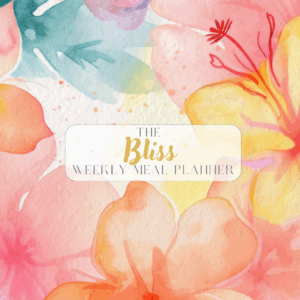 Tropical Bliss Meal Planner