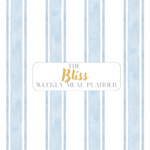 Dreamy Blue Bliss Meal Planner